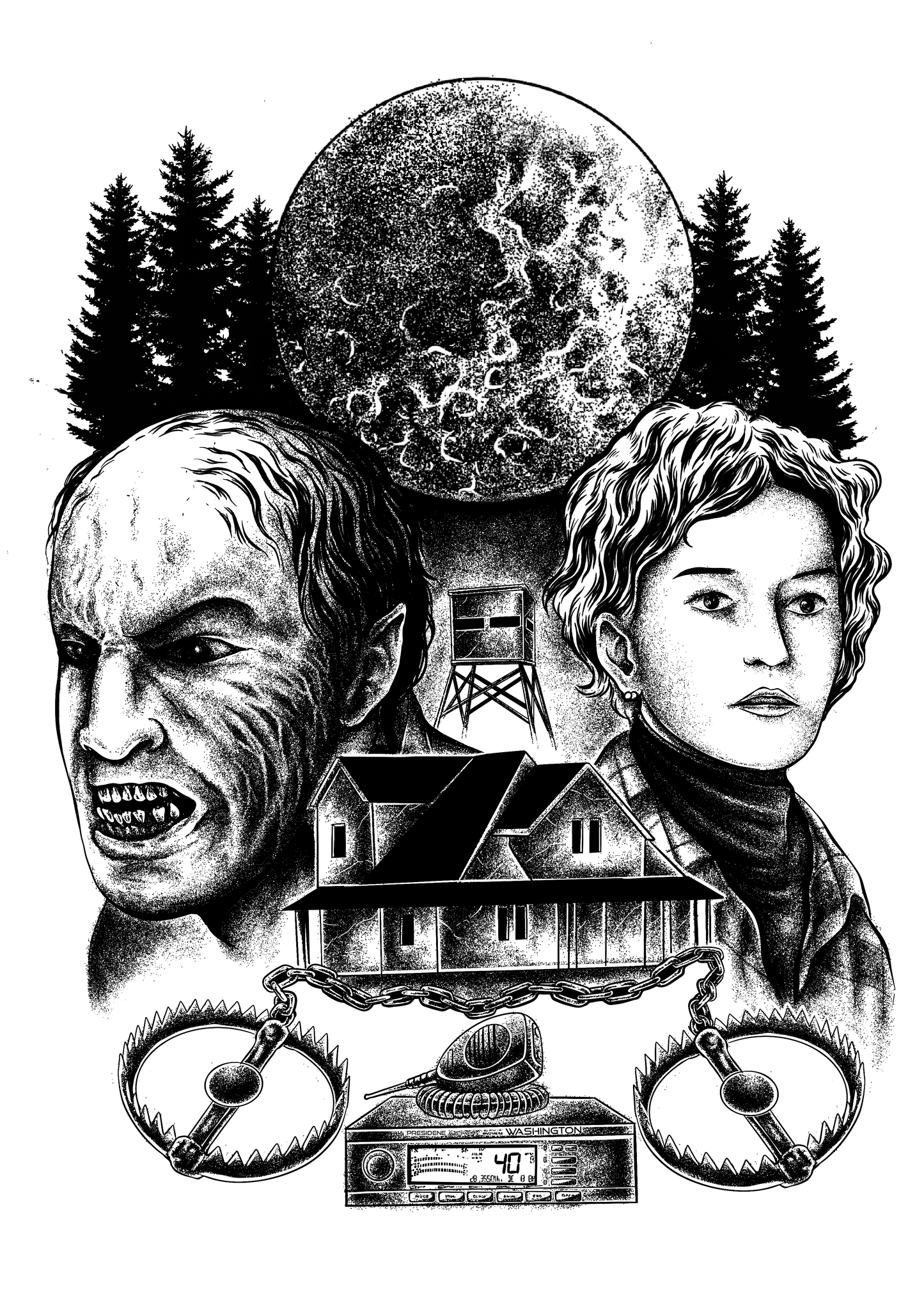 Face of the Wolf Tee