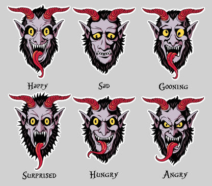 Emtional Krampus Mystery Charm