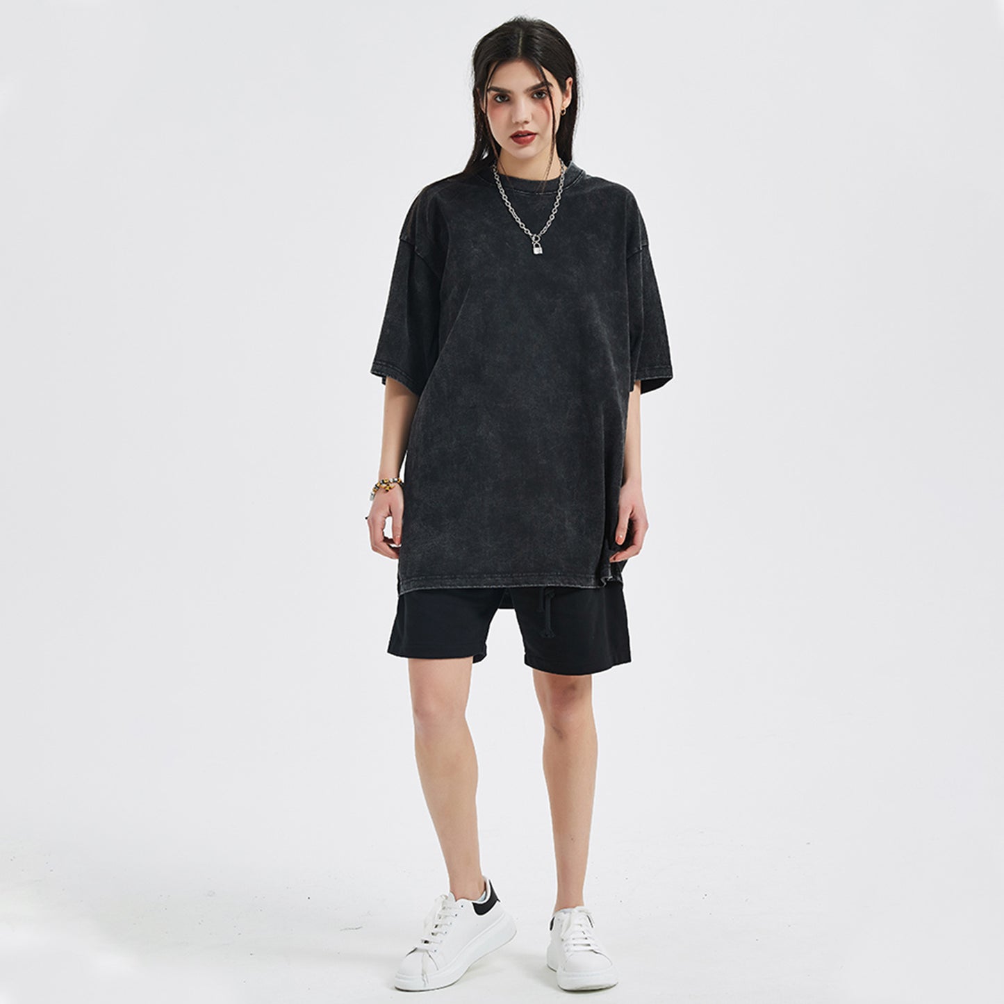 Magically Practical Acid Wash Oversize T-Shirt